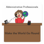Administrative Professional World Sticker