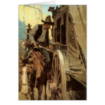 Admirable Outlaw by NC Wyeth Greeting Cards