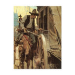 Admirable Outlaw by NC Wyeth Post Card