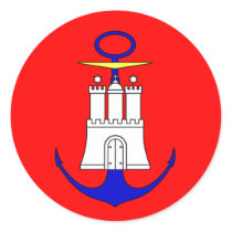 Admiralty Hamburg, Georgia Round Sticker