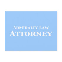 Admiralty Law Attorney Gifts Post Cards