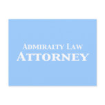 Admiralty Law Attorney Gifts postcards
