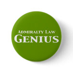Admiralty Law Genius Gifts buttons