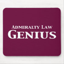 Admiralty Law Genius Gifts Mouse Mat