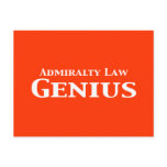 Admiralty Law Genius Gifts postcards