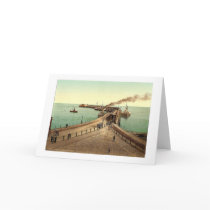 Admiralty Pier, Dover, England rare Photochrom Greeting Card