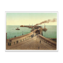 Admiralty Pier, Dover, England rare Photochrom Post Card