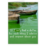 Admiration and Respect NOT! cards