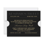 Admission Ticket 4.25x5.5 Invitations