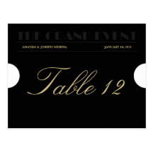 Admission Ticket Table Number Postcard
