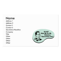 Admissions Representative Voice Business Card Templates