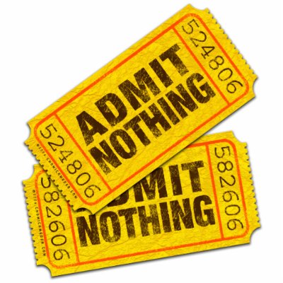 Admit Nothing by chomeder
