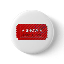 Admit One Ticket Pins
