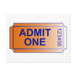 "Admit One"-Ticket