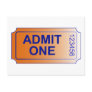 "Admit One"-Ticket