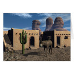 Adobe Dwellings and Burro cards