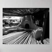 Adobe Fireplace Poster