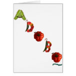 Adobo Chilli Peppers Greeting Cards