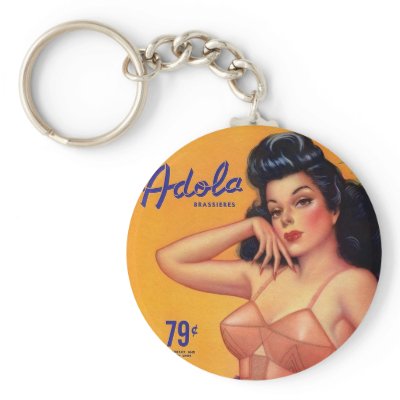 Adola Brassieres Key Chains by spyderfyngers