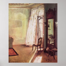 Adolph von Menzel Balcony Room Print