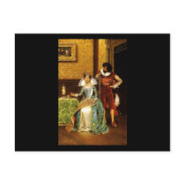 Adolphe Alexandre Lesrel The Attentive Courtier Post Cards