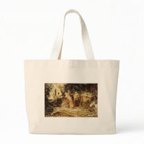 Adolphe Monticelli At The Well Canvas Bag
