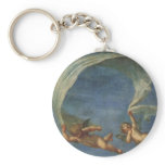 Adonis Led by Cupids (detail) by Francesco Albani Keychain
