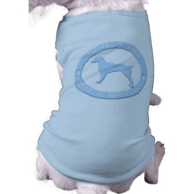 Adopt a Brittany Dog T-Shirt by MenagerieMayhem