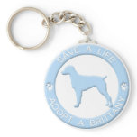 Adopt a Brittany Keychain