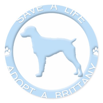 Adopt a Brittany Stickers by MenagerieMayhem