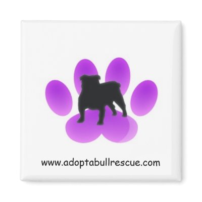Adopt-a-bull, English Bulldog Rescue Magnets by LuvinMy3Bullies