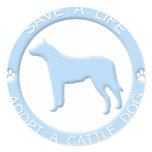 Adopt a Cattle Dog Stickers
