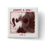 Adopt a Dog Button