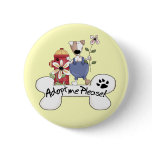 Adopt A Dog Button