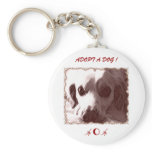 Adopt a Dog Keychain
