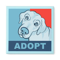 Adopt a Dog Magnet