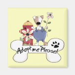 Adopt A Dog Refrigerator Magnets