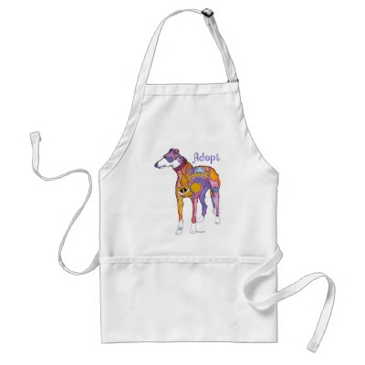 Adopt A Greyhound Apron by Whimzicals