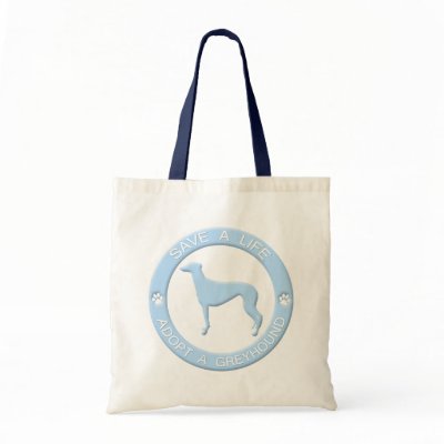 Adopt a Greyhound Bag by MenagerieMayhem