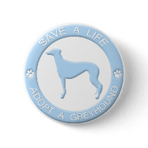 Adopt a Greyhound Button