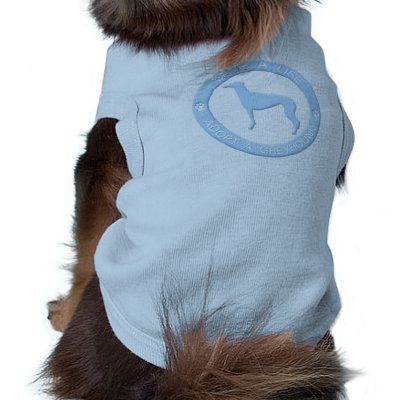 Adopt a Greyhound Dog T-Shirt by MenagerieMayhem