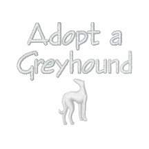 Adopt a Greyhound Embroidered Hooded Sweatshirt