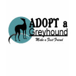 Adopt a Greyhound Logo t-shirts
