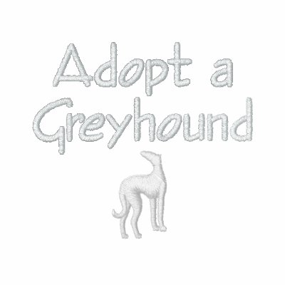 Adopt a Greyhound: Make a Fast Friend Polo Shirt by cowboyannie