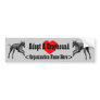 Adopt A Greyhound Rescue Bumper Sticker