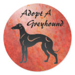 Adopt a Greyhound stickers