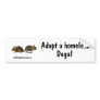 Adopt a homeless Degu! Bumper Stickers