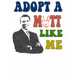 Adopt a Mutt Like Me Obama Womens Shirt