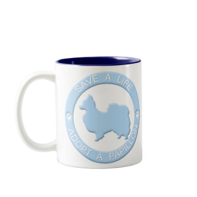 Adopt a Papillon Mug by MenagerieMayhem