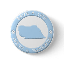 Adopt a Pekingese Button